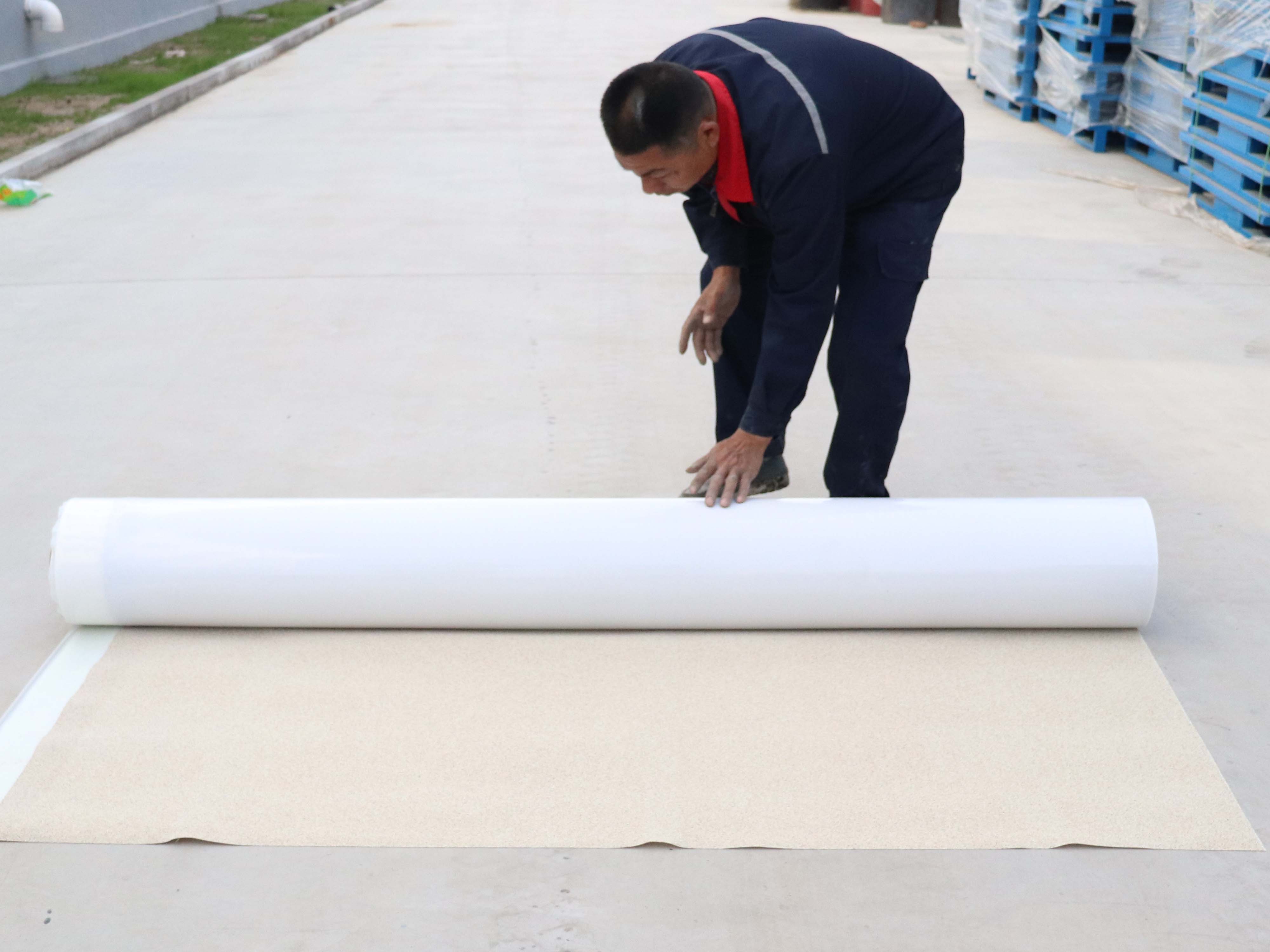 good price and quality Pre applied HDPE waterproof membrane 